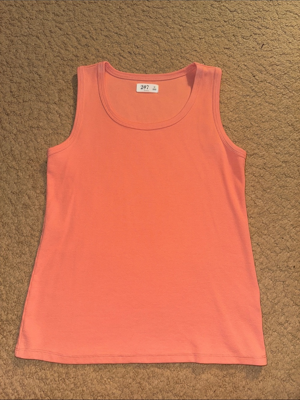 NWOT Maurices Women’s 24/7 Peach Tank Top